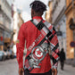 Personalized Tunisia Long Sleeve Button Shirt Silver Lions Sports Patterns - African Pride