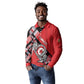 Personalized Tunisia Long Sleeve Polo Shirt Silver Lions Sports Patterns - African Pride