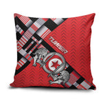 Tunisia Pillow Cover Silver Lions Sports Patterns - African Pride