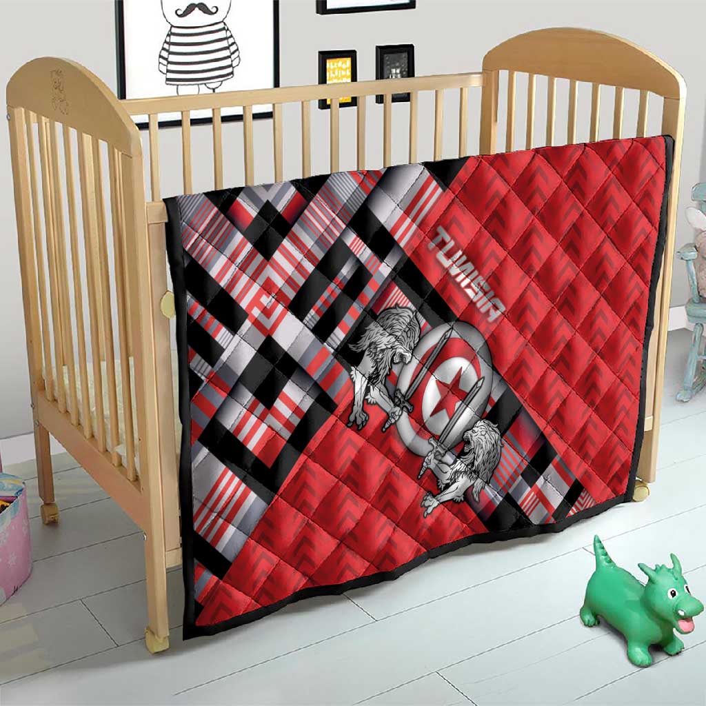 Tunisia Quilt Silver Lions Sports Patterns - African Pride