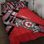 Tunisia Quilt Bed Set Silver Lions Sports Patterns - African Pride
