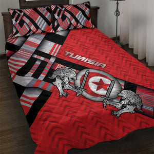 Tunisia Quilt Bed Set Silver Lions Sports Patterns - African Pride