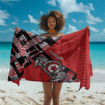 Tunisia Sarong Silver Lions Sports Patterns - African Pride