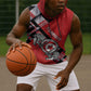 Personalized Tunisia Sleeveless Hoodie Silver Lions Sports Patterns - African Pride