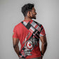Personalized Tunisia T shirt Silver Lions Sports Patterns - African Pride