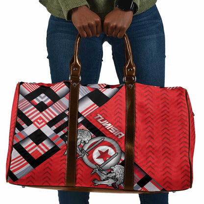 Tunisia Travel Bag Silver Lions Sports Patterns - African Pride