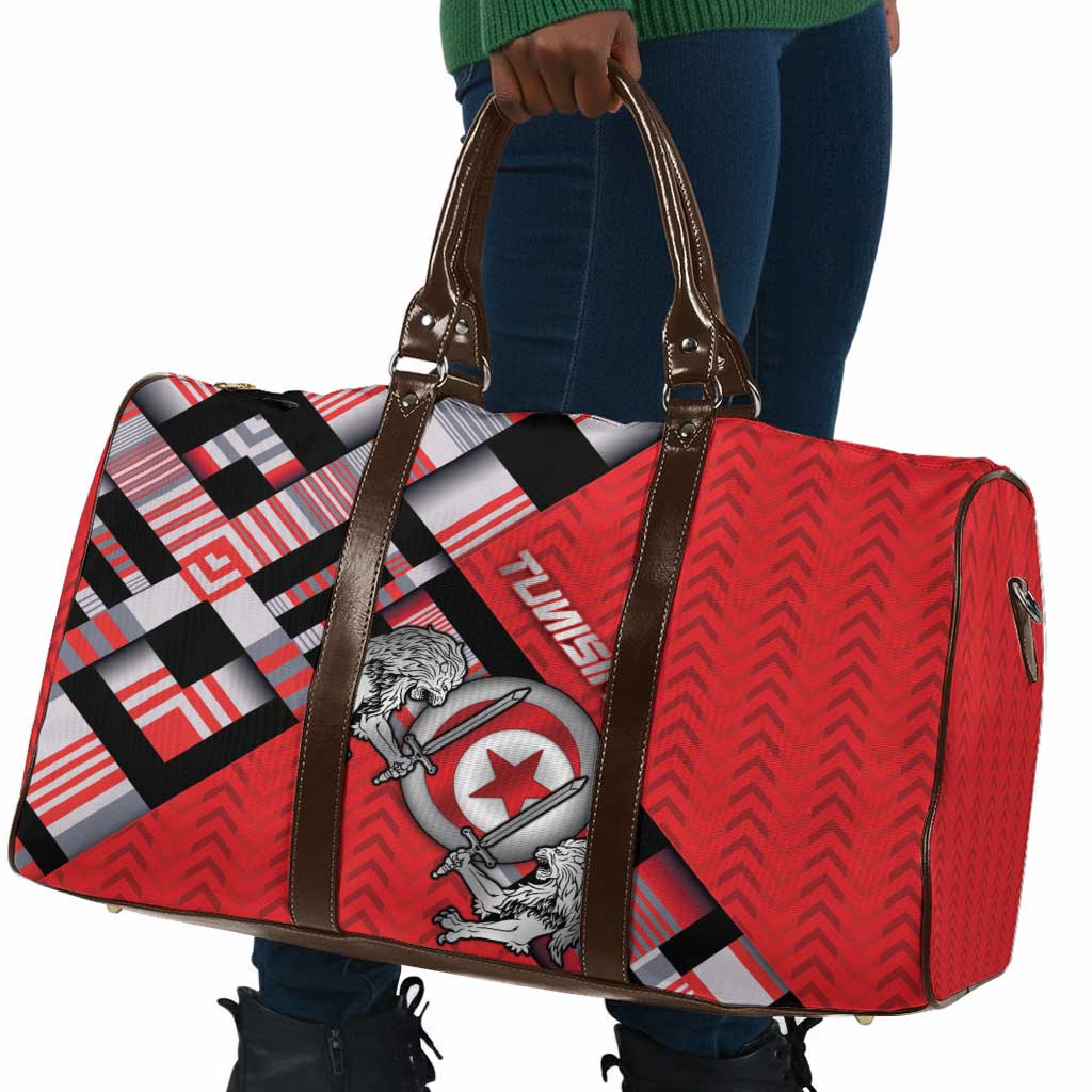Tunisia Travel Bag Silver Lions Sports Patterns - African Pride