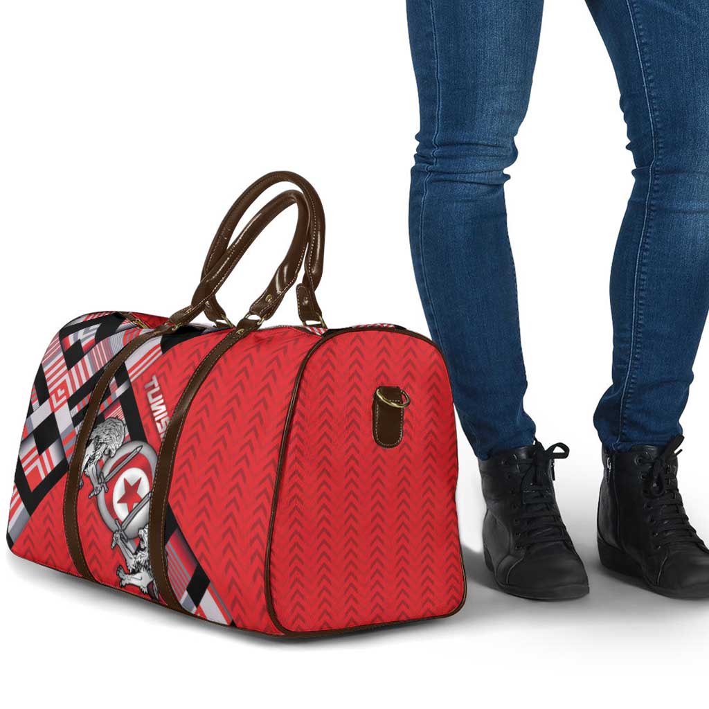 Tunisia Travel Bag Silver Lions Sports Patterns - African Pride