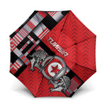 Tunisia Umbrella Silver Lions Sports Patterns - African Pride