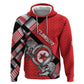 Personalized Tunisia Zip Hoodie Silver Lions Sports Patterns - African Pride