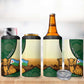Personalized African Djibouti 4 in 1 Can Cooler Tumbler Camel Holding Jabuuti Flag - African Pride