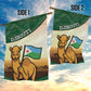 African Djibouti Garden Flag Camel Holding Jabuuti Flag - African Pride