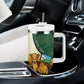 Personalized African Djibouti Tumbler With Handle Camel Holding Jabuuti Flag - African Pride