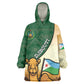 Personalized African Djibouti Wearable Blanket Hoodie Camel Holding Jabuuti Flag - African Pride