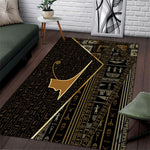 Egypt Deshret Crown Area Rug Ancient Mythology Pharaoh With Pschent