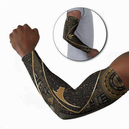 Egypt Deshret Crown Arm Sleeves Ancient Mythology Pharaoh With Pschent