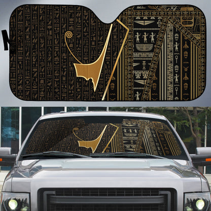 Egypt Deshret Crown Auto Sun Shade Ancient Mythology Pharaoh With Pschent