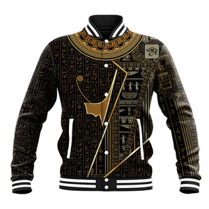 Egypt Deshret Crown Baseball Jacket Ancient Mythology Pharaoh With Pschent