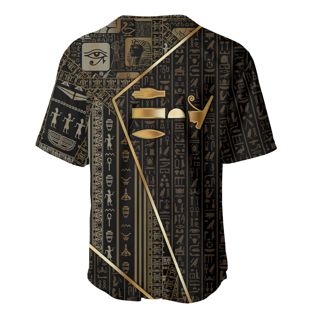 Egypt Deshret Crown Baseball Jersey Ancient Mythology Pharaoh With Pschent