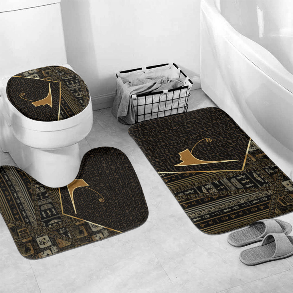 Egypt Deshret Crown Bathroom Set Ancient Mythology Pharaoh With Pschent