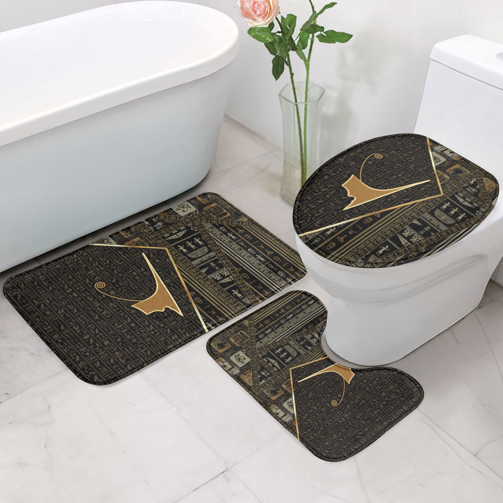 Egypt Deshret Crown Bathroom Set Ancient Mythology Pharaoh With Pschent