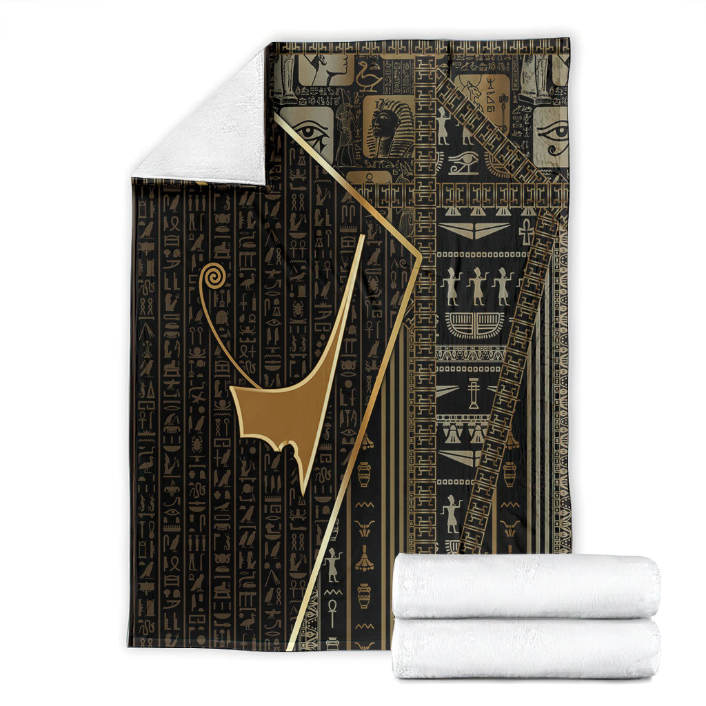 Egypt Deshret Crown Blanket Ancient Mythology Pharaoh With Pschent