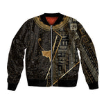 Egypt Deshret Crown Bomber Jacket Ancient Mythology Pharaoh With Pschent