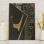 Egypt Deshret Crown Canvas Wall Art Ancient Mythology Pharaoh With Pschent