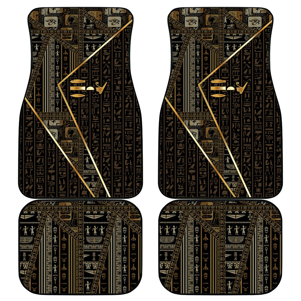 Egypt Deshret Crown Car Mats Ancient Mythology Pharaoh With Pschent