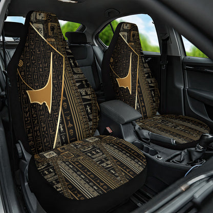 Egypt Deshret Crown Car Seat Cover Ancient Mythology Pharaoh With Pschent
