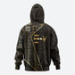 Egypt Deshret Crown Hoodie Ancient Mythology Pharaoh With Pschent