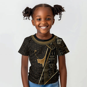 Egypt Deshret Crown Kid T shirt Ancient Mythology Pharaoh With Pschent