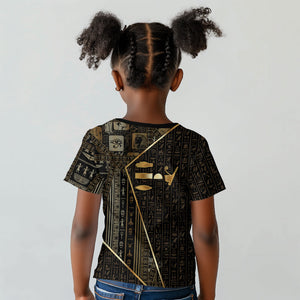 Egypt Deshret Crown Kid T shirt Ancient Mythology Pharaoh With Pschent