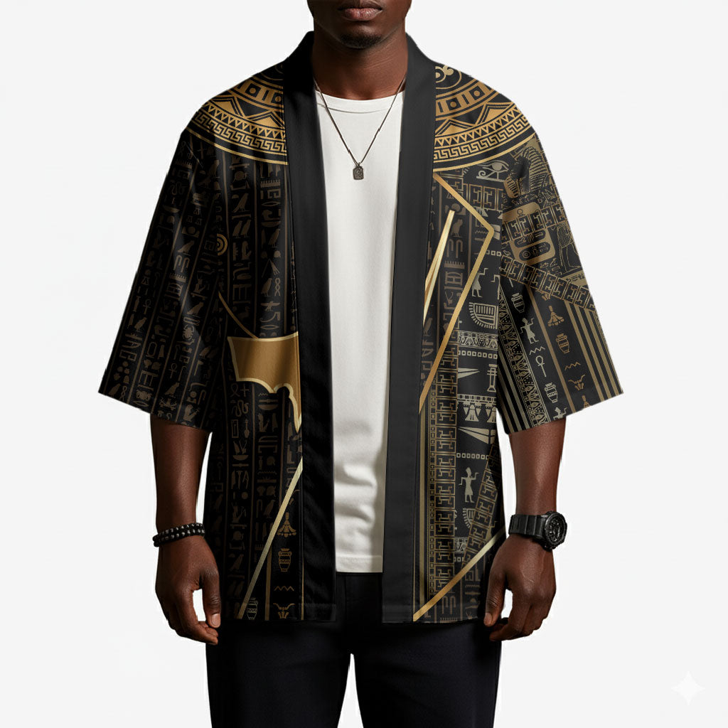 Egypt Deshret Crown Kimono Ancient Mythology Pharaoh With Pschent