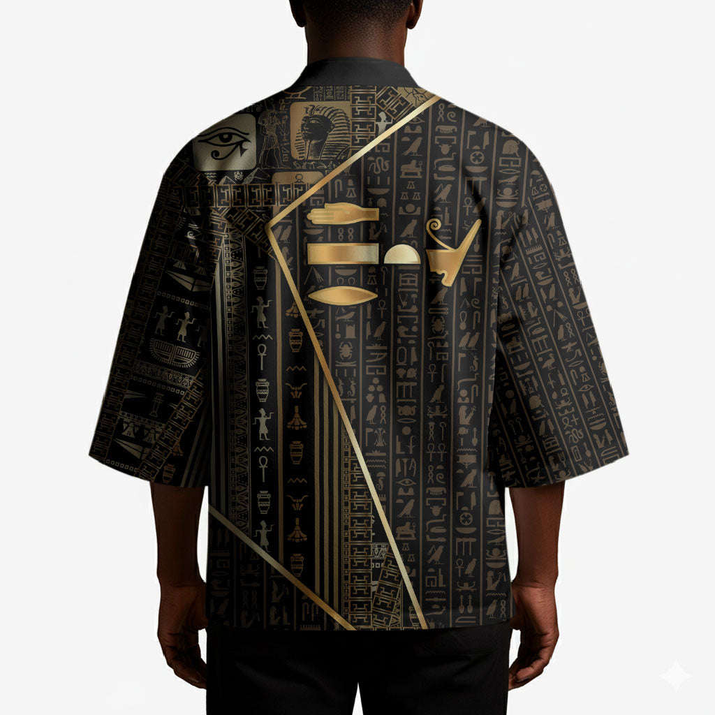 Egypt Deshret Crown Kimono Ancient Mythology Pharaoh With Pschent