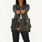 Egypt Deshret Crown Leather Bag Ancient Mythology Pharaoh With Pschent