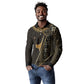 Egypt Deshret Crown Long Sleeve Polo Shirt Ancient Mythology Pharaoh With Pschent