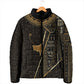 Egypt Deshret Crown Padded Jacket Ancient Mythology Pharaoh With Pschent