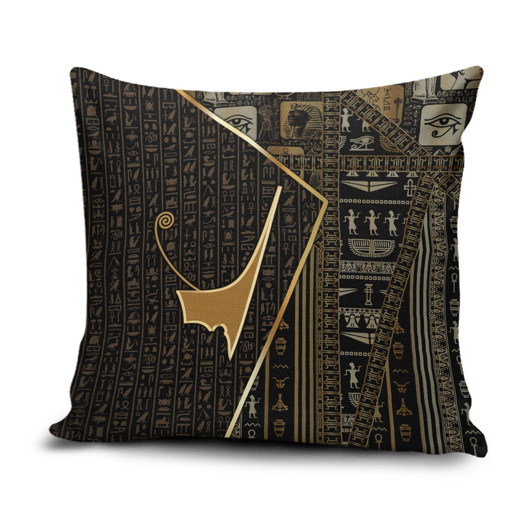 Egypt Deshret Crown Pillow Cover Ancient Mythology Pharaoh With Pschent