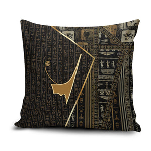 Egypt Deshret Crown Pillow Cover Ancient Mythology Pharaoh With Pschent