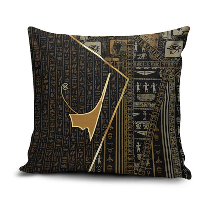 Egypt Deshret Crown Pillow Cover Ancient Mythology Pharaoh With Pschent