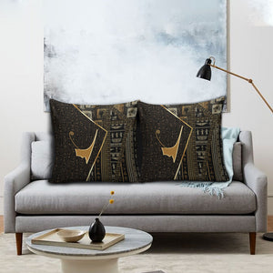 Egypt Deshret Crown Pillow Cover Ancient Mythology Pharaoh With Pschent