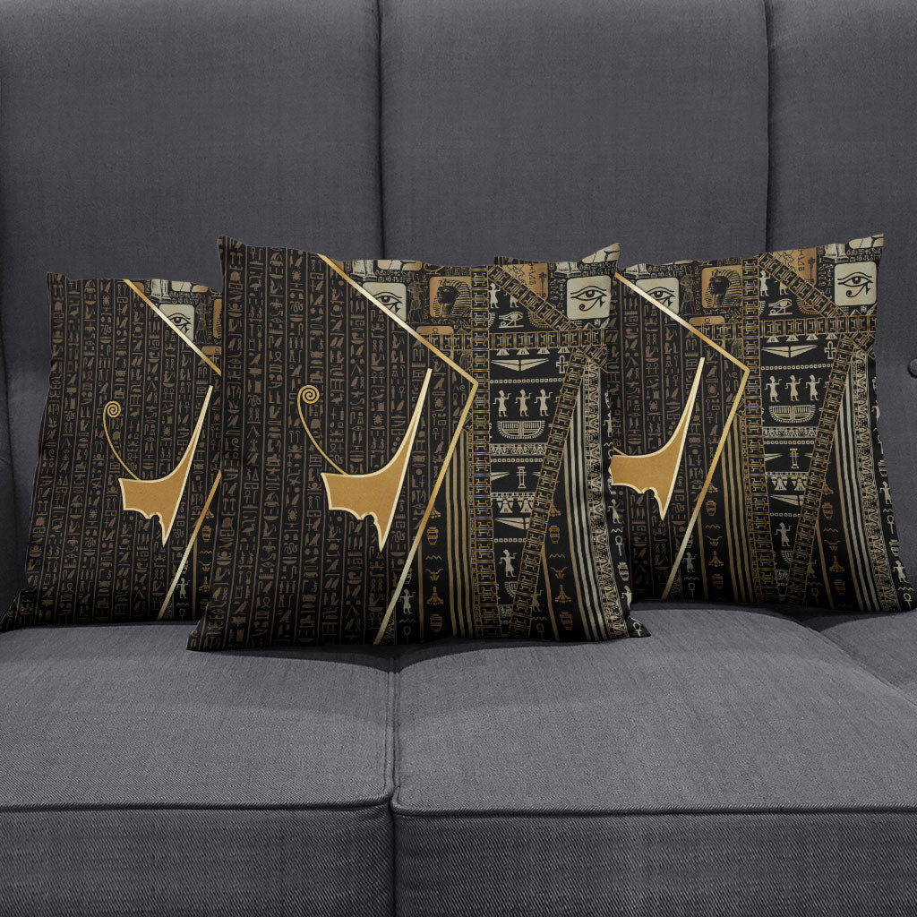 Egypt Deshret Crown Pillow Cover Ancient Mythology Pharaoh With Pschent