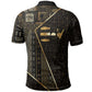 Egypt Deshret Crown Polo Shirt Ancient Mythology Pharaoh With Pschent