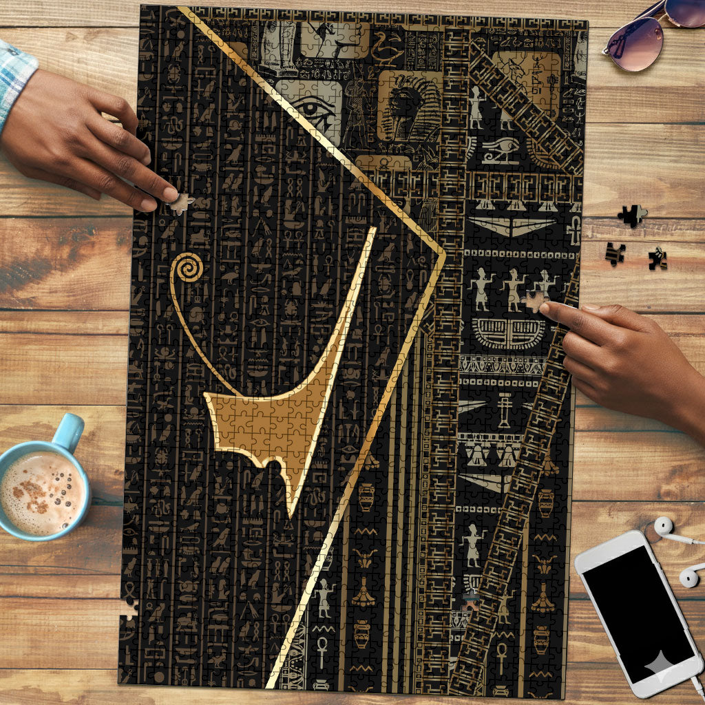 Egypt Deshret Crown Puzzle Ancient Mythology Pharaoh With Pschent