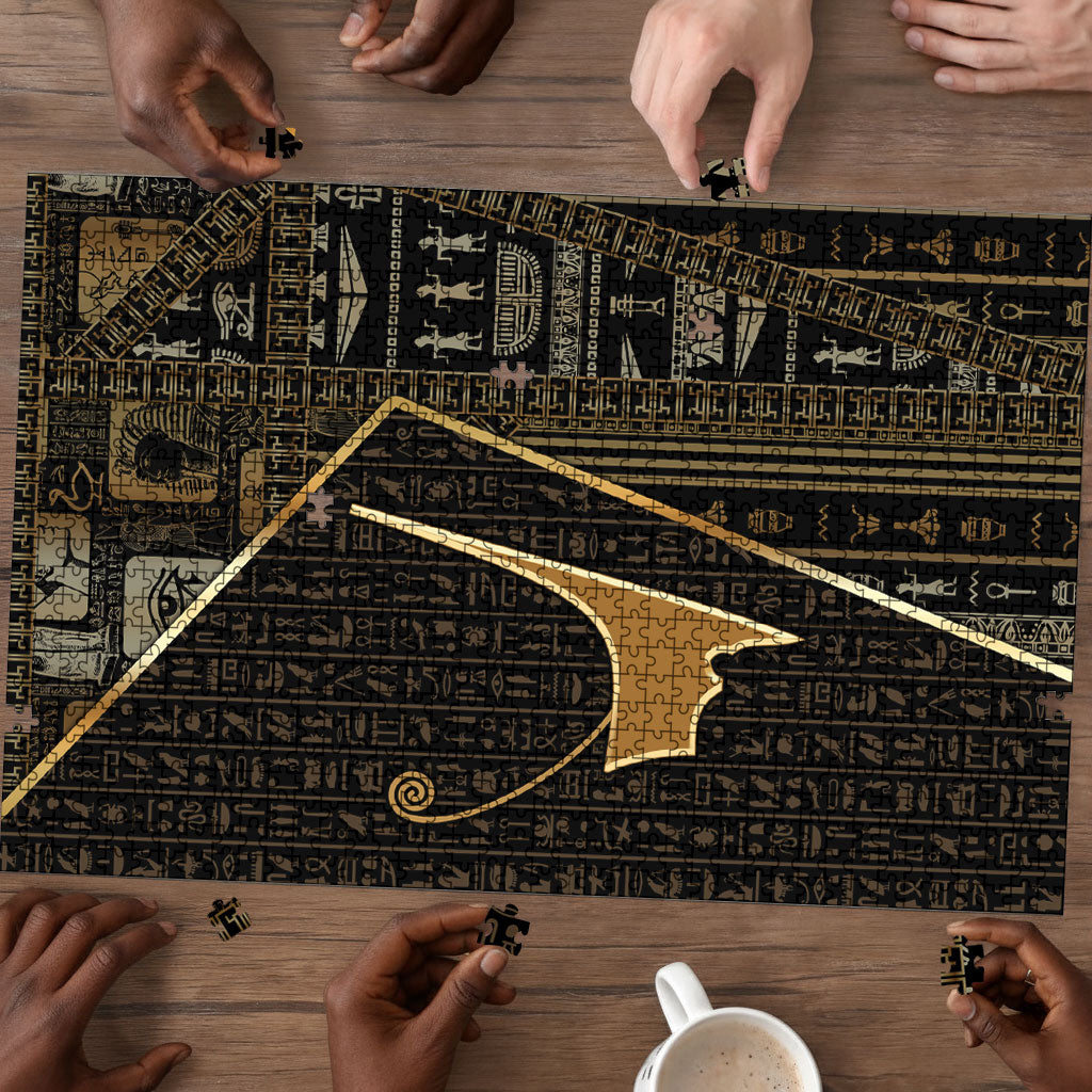 Egypt Deshret Crown Puzzle Ancient Mythology Pharaoh With Pschent