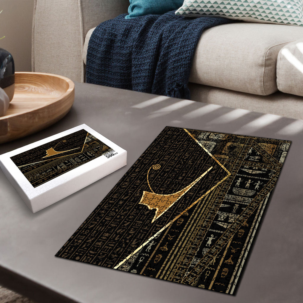 Egypt Deshret Crown Puzzle Ancient Mythology Pharaoh With Pschent