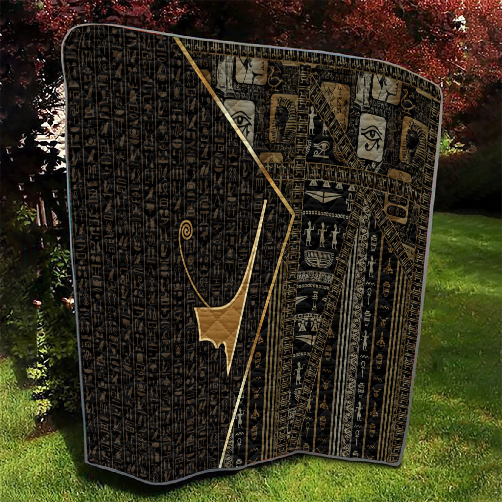 Egypt Deshret Crown Quilt Ancient Mythology Pharaoh With Pschent