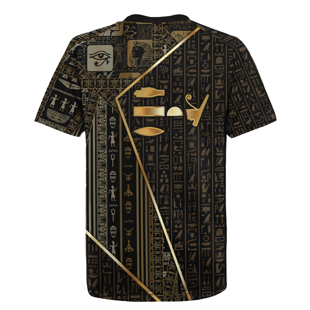 Egypt Deshret Crown Rugby Jersey Ancient Mythology Pharaoh With Pschent