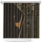 Egypt Deshret Crown Shower Curtain Ancient Mythology Pharaoh With Pschent